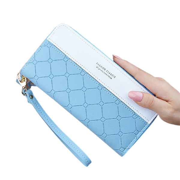 Arlington Embossed PU Leather Clutch Wallet Purse