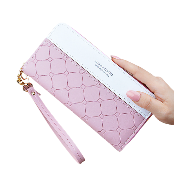 Arlington Embossed PU Leather Clutch Wallet Purse