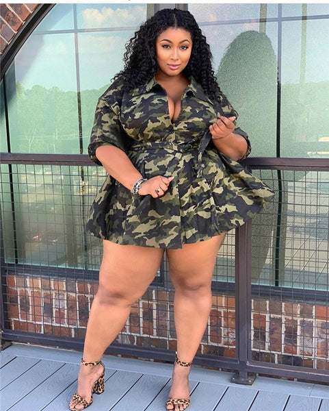 El Paso Short Camo Dress