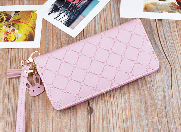 Arlington Embossed PU Leather Clutch Wallet Purse