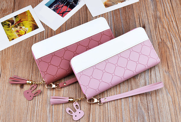 Arlington Embossed PU Leather Clutch Wallet Purse