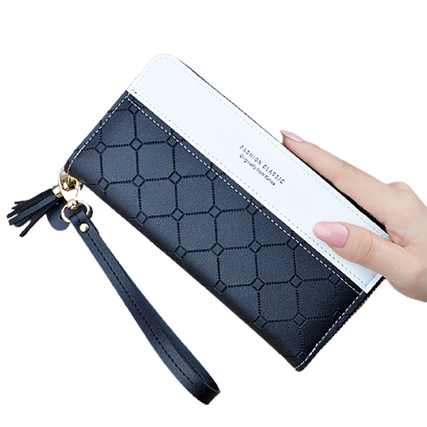 Arlington Embossed PU Leather Clutch Wallet Purse