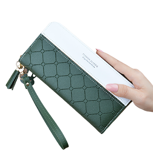 Arlington Embossed PU Leather Clutch Wallet Purse