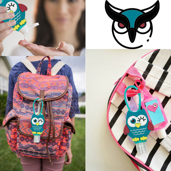 Owl Hand Sanitizer Holder With Gel