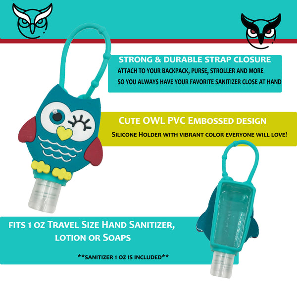 Owl Hand Sanitizer Holder With Gel