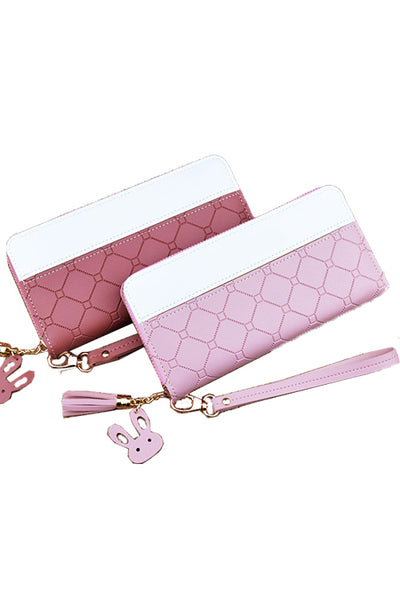 Arlington Embossed PU Leather Clutch Wallet Purse