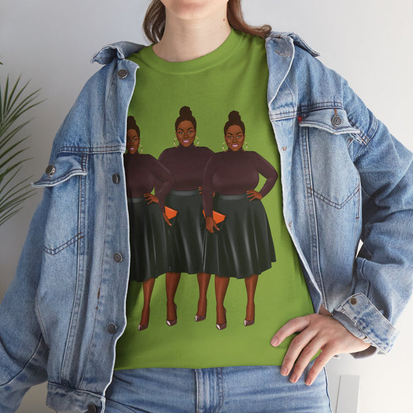 She is a Lady Plus Size Women Heavy Cotton Tee