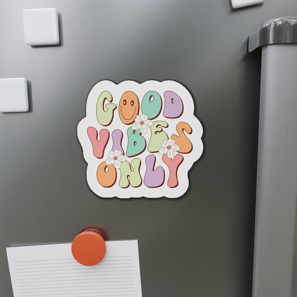 Good Vibes Only Die-Cut Magnets