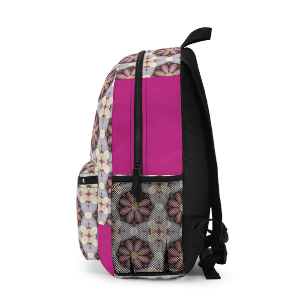 Hot Pink Octagon Pastel Bag Backpack