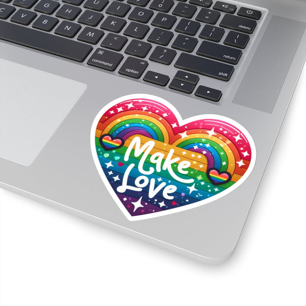 Make Love Kiss-Cut Stickers