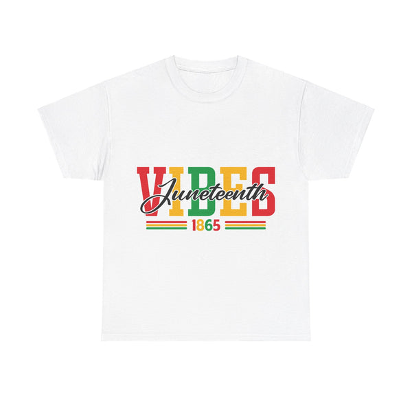 Juneteenth Vibes Woman Plus Size Woman Heavy Cotton Tee