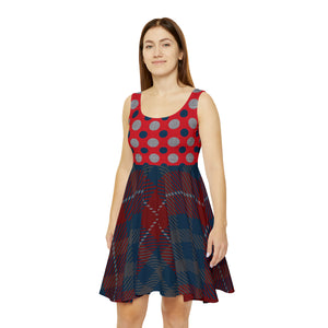 Halley Red Women's Skater Dress