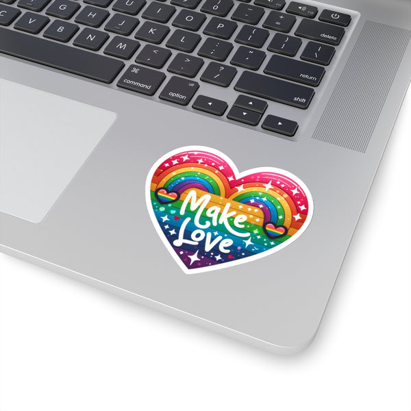 Make Love Kiss-Cut Stickers