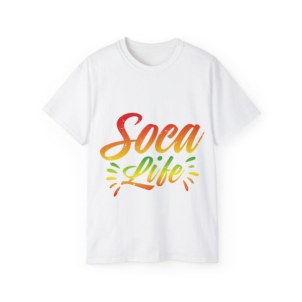 Soca Life T-Shirt - Embrace the Rhythm of the Caribbean - Unisex Ultra Cotton Tee