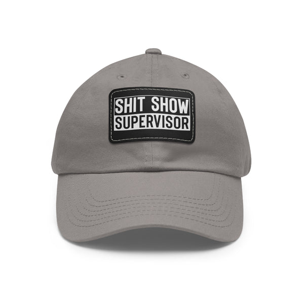 Sh*t Show Supervisor Ladies Hat with Leather Patch