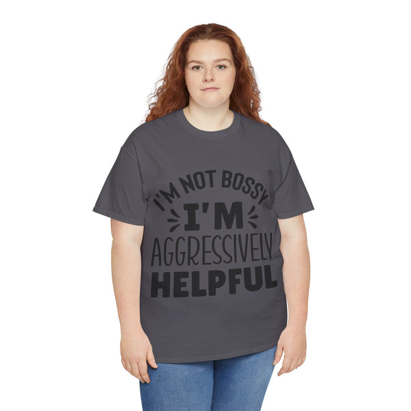 "Funny Saying" Plus Size Women Heavy Cotton Tee T-Shirt