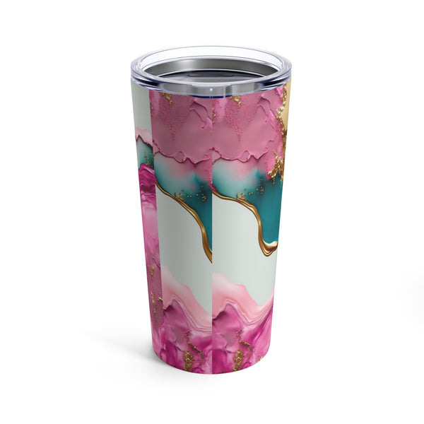 Gold Marble Tumbler 20oz Cup