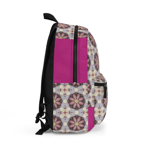 Hot Pink Octagon Pastel Bag Backpack