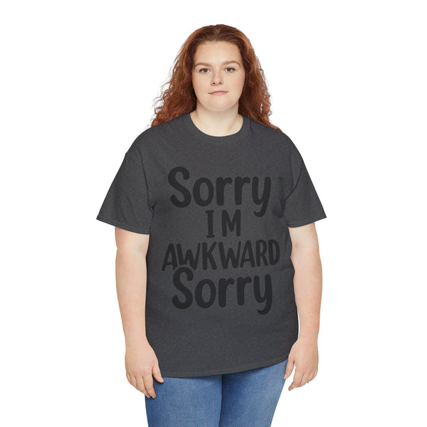 "Funny Saying" Plus Size Women Heavy Cotton Tee T-Shirt