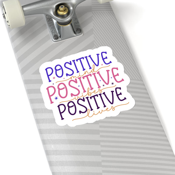 Positive Kiss-Cut Stickers