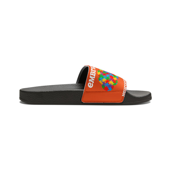 Autism Awareness Women's PU Slide Sandals Slippers