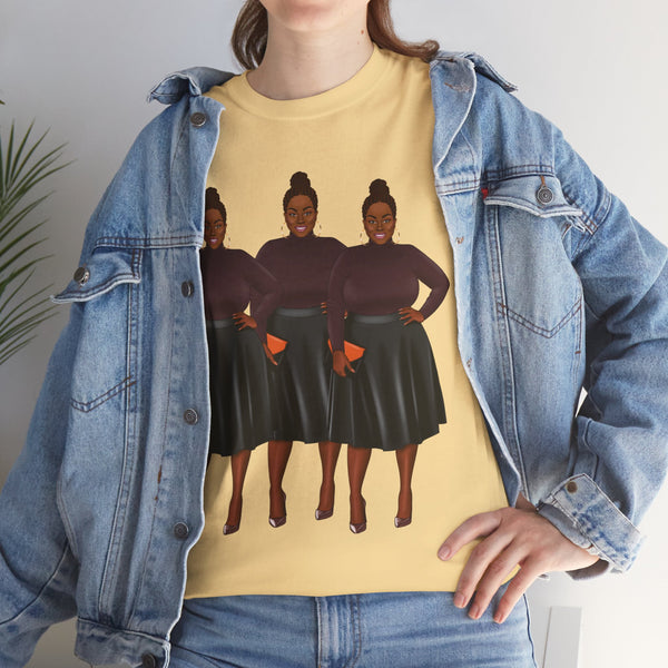 She is a Lady Plus Size Women Heavy Cotton Tee