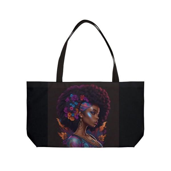 African Woman Weekender Tote Bag