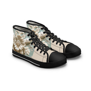 Flower Women's High Top Sneakers