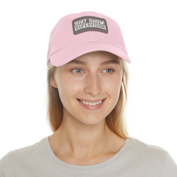 Sh*t Show Supervisor Ladies Hat with Leather Patch