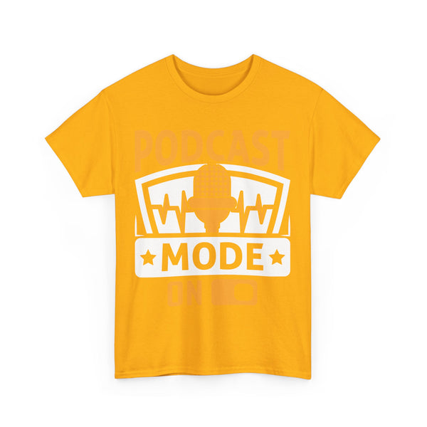 Podcast Mode On Plus Size Woman Heavy Cotton Tee