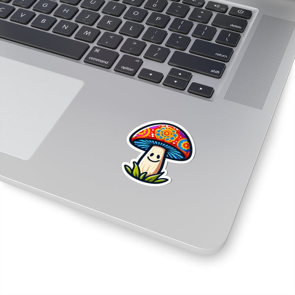 Hippie Mushroom Kiss-Cut Stickers