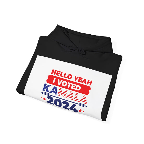 Yeah I Voted For Kamala Harris 2024 Women's Heavy Blend™ Hooded Sweatshirt