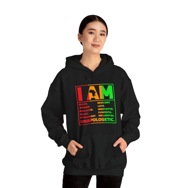 I AM Woman Heavy Blend™ Hooded Sweatshirt