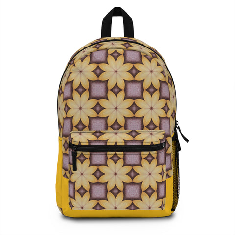 Yellow Octagon Bag Backpack