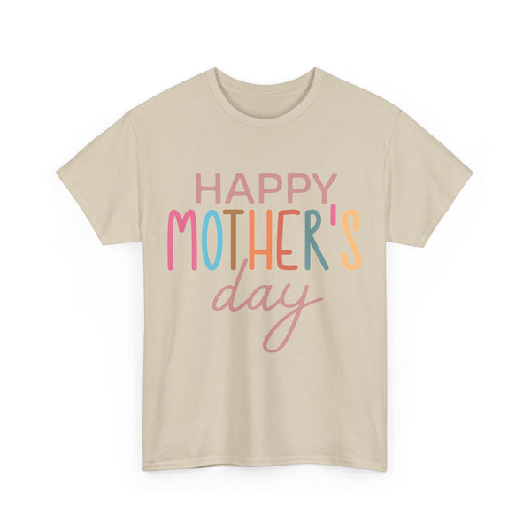 "Happy Mother's Day" Plus Size Women Heavy Cotton Tee T-Shirt