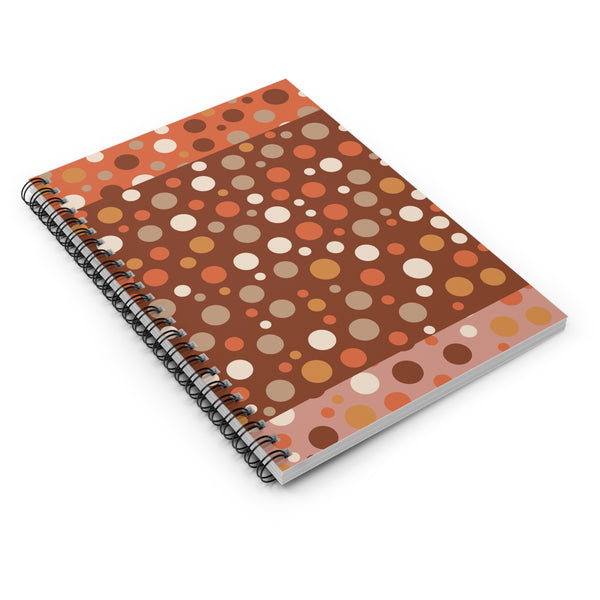 Warm Color Dots 2.0 Spiral Notebook - Ruled Line