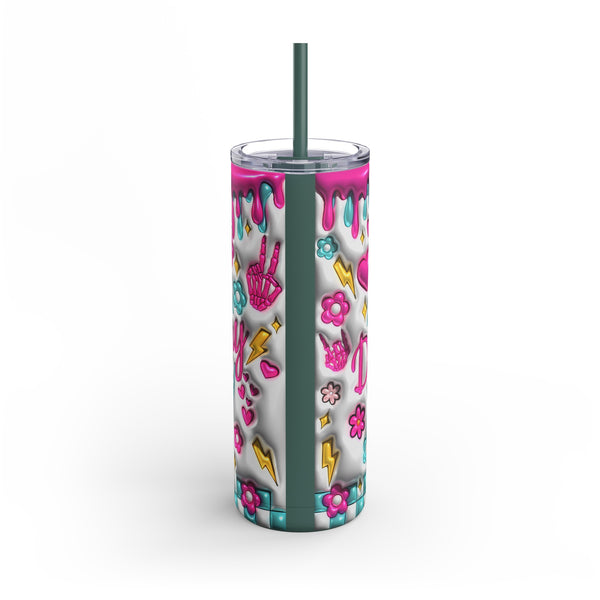 "Dumbfuckery"  Skinny Matte Tumbler, 20oz