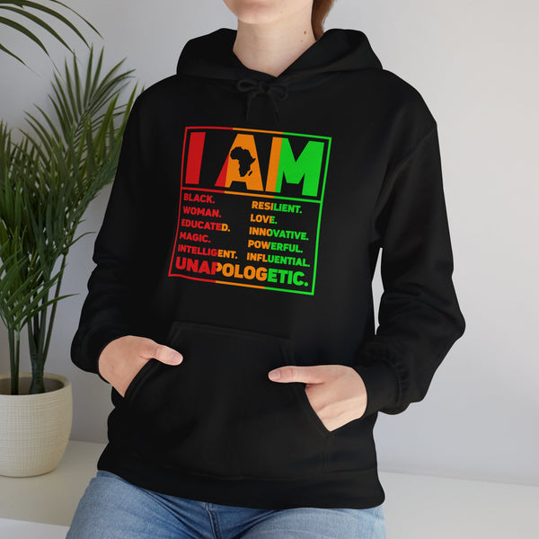 I AM Woman Heavy Blend™ Hooded Sweatshirt