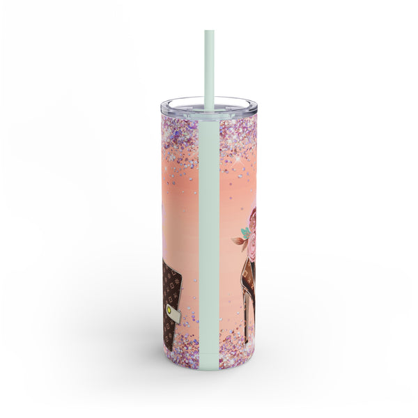 "Boss Babe Fashion"  Skinny Matte Tumbler, 20oz