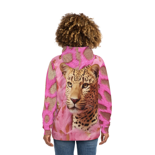 Fur Baby Cheetah Lion Woman's Fashion Hoodie