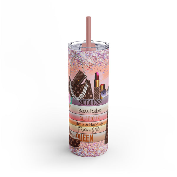 "Boss Babe Fashion"  Skinny Matte Tumbler, 20oz