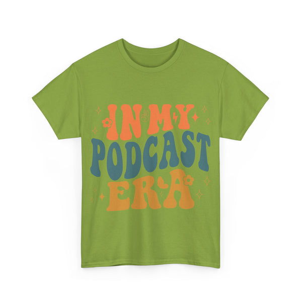 Im in my Podcast Era Plus Size Woman Heavy Cotton Tee