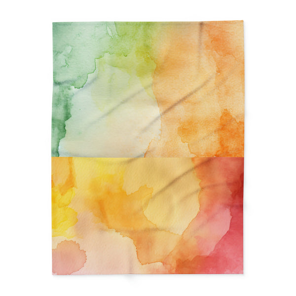 Water Colors Arctic Fleece Blanket