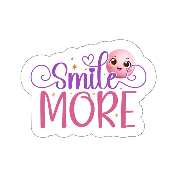 Smile More Kiss-Cut Stickers