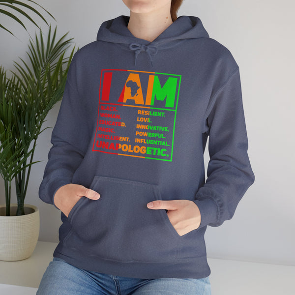 I AM Woman Heavy Blend™ Hooded Sweatshirt