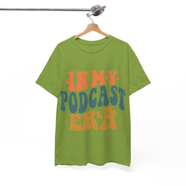 Im in my Podcast Era Plus Size Woman Heavy Cotton Tee