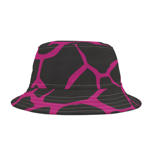 Pink Cow Print Woman's Bucket Hat