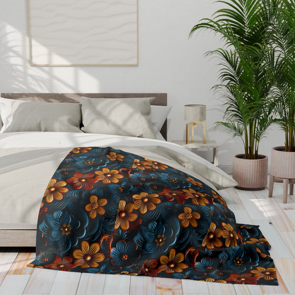 3D Floors Arctic Fleece Blanket