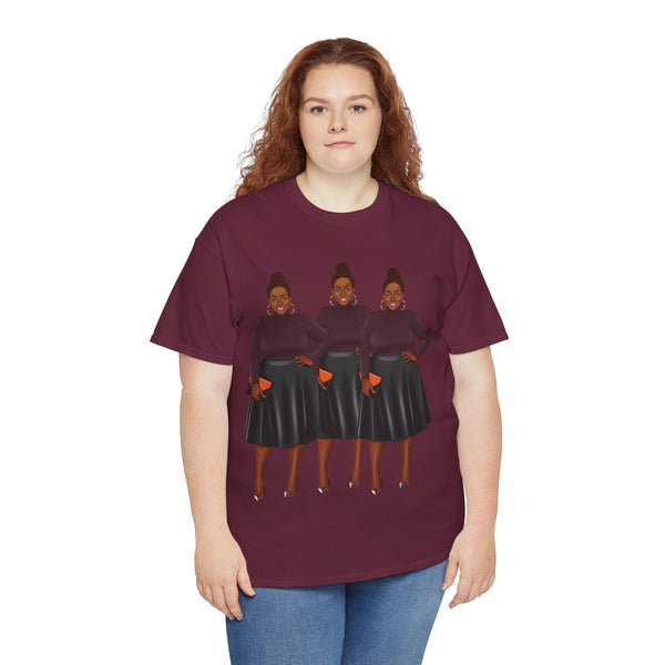 She is a Lady Plus Size Women Heavy Cotton Tee