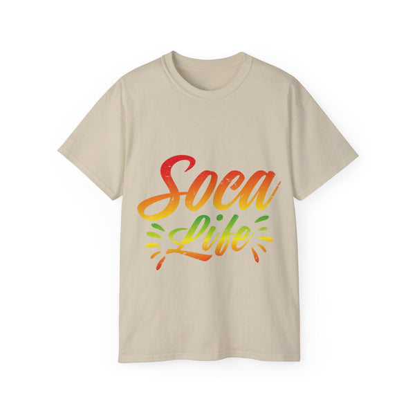 Soca Life T-Shirt - Embrace the Rhythm of the Caribbean - Unisex Ultra Cotton Tee